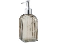 Wenko Seifenspender Vetro eckig Echtglas 520 ml Braun