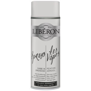 Vernice spray Libéron, grigio perla, bomboletta da 0,4 l. Pittura effetto per varie superfici.