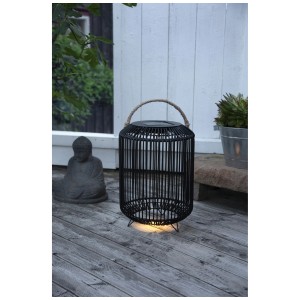 Décoration solaire LED Sunlight de Star Trading, hauteur 48 cm, avec lumière blanc chaud.