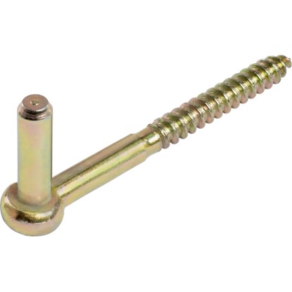 Cardine vite zincato Giallo 110 mm / Ø 10 mm