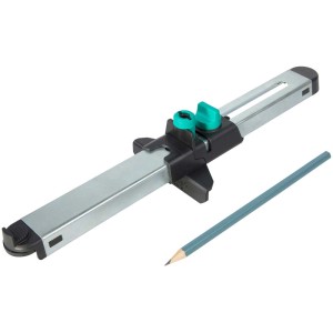 Wolfcraft traceur pour stratifié pour marquer le stratifié, avec crayon. Outil pour une pose précise du stratifié.