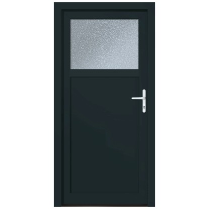 Roro Nebeneingangstür Hamburg Premium Weiss / Anthrazit Rechts 198 x 98 x 6 cm