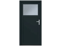 Roro Nebeneingangstür Hamburg Premium Weiss / Anthrazit Rechts 198 x 98 x 6 cm