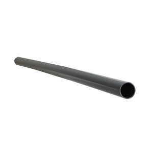 Tuyau PVC Setma, 1,25 m, pour tuyaux d'évacuation HT. Tuyau en plastique gris pour systèmes de relevage.