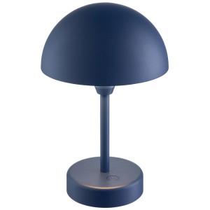 Blaue Nordlux Ellen Tischleuchte aus Metall, dimmbar, für Innen- und Aussenbereich.