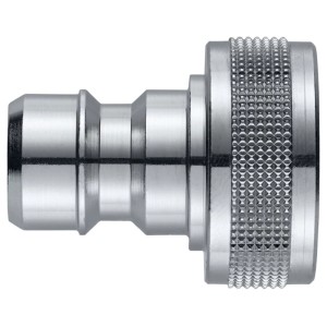 Nipplo di accoppiamento Neomatic Pro in ottone cromato con filettatura interna da 3/4 di pollice e diametro di 16,5 mm.