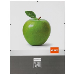 Cornice portafoto OBI senza bordi, 30x40 cm, vetro antiriflesso per foto e certificati.