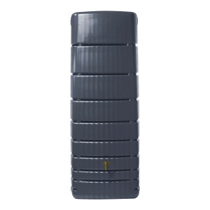 Serbatoio acqua piovana 4rain Slim 650 l grigio grafite con rubinetto Aqua-Quick.