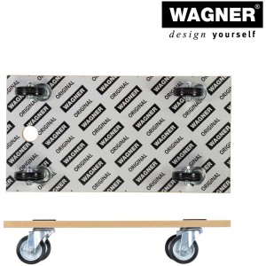 Wagner Transporthilfe Extreme Premium, MDF mélaminé, avec 4 roulettes et poignée. Charge max. 250 kg.