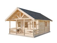 Alpholz Holz-Gartenhaus Satteldach Tauchimprägniert 920 cm x 746 cm