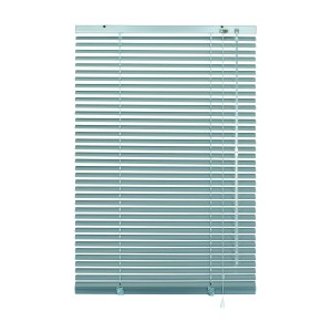Tenda veneziana Gardinia in alluminio argento, 40x175 cm, per privacy e protezione solare.