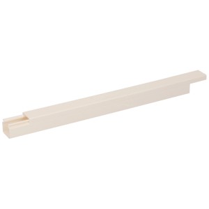 Goulotte de câbles Max Hauri blanche autocollante, 16x16 mm, longueur 2 m.