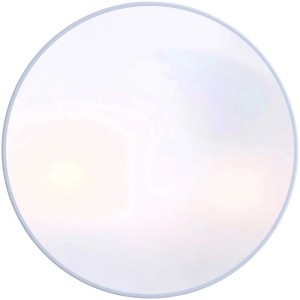 Runde Globo Außendeckenleuchte Vranos aus Aluminium und Glas, 2xE27 Fassung.