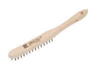 LUX Stahldrahtbürste 2-reihig