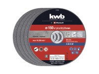 KWB Trennscheibe dünn Aussen Ø 150 mm / Stärke 1,4 mm / 5 Stk.