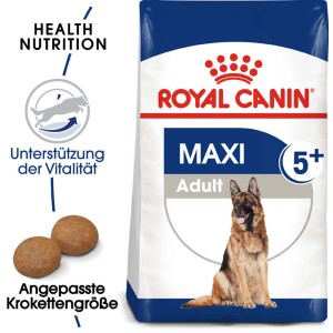 Royal Canin Maxi Adult 5+ Trockenfutter für große, ältere Hunde im 15 kg Sack.