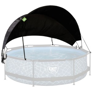 Pare-soleil noir Exit pour piscine ronde jusqu'à Ø 300 cm.