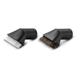 Kärcher Set de brosses auto : Deux embouts pour le nettoyage intérieur.