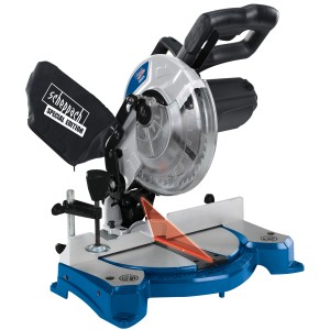 Scie à onglet Scheppach HM80L avec laser pour des coupes précises. Idéale pour atelier et bricolage.