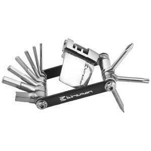 Birzman Multitool Feexman E-Version 20: Werkzeugset mit Inbus, Schraubendreher, Kettennieter und Speichenschlüssel.