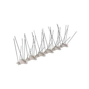 Dissuasore per piccioni Tipo 2, a 6 file, lungo 333 mm, per la protezione di tetti e cornicioni.