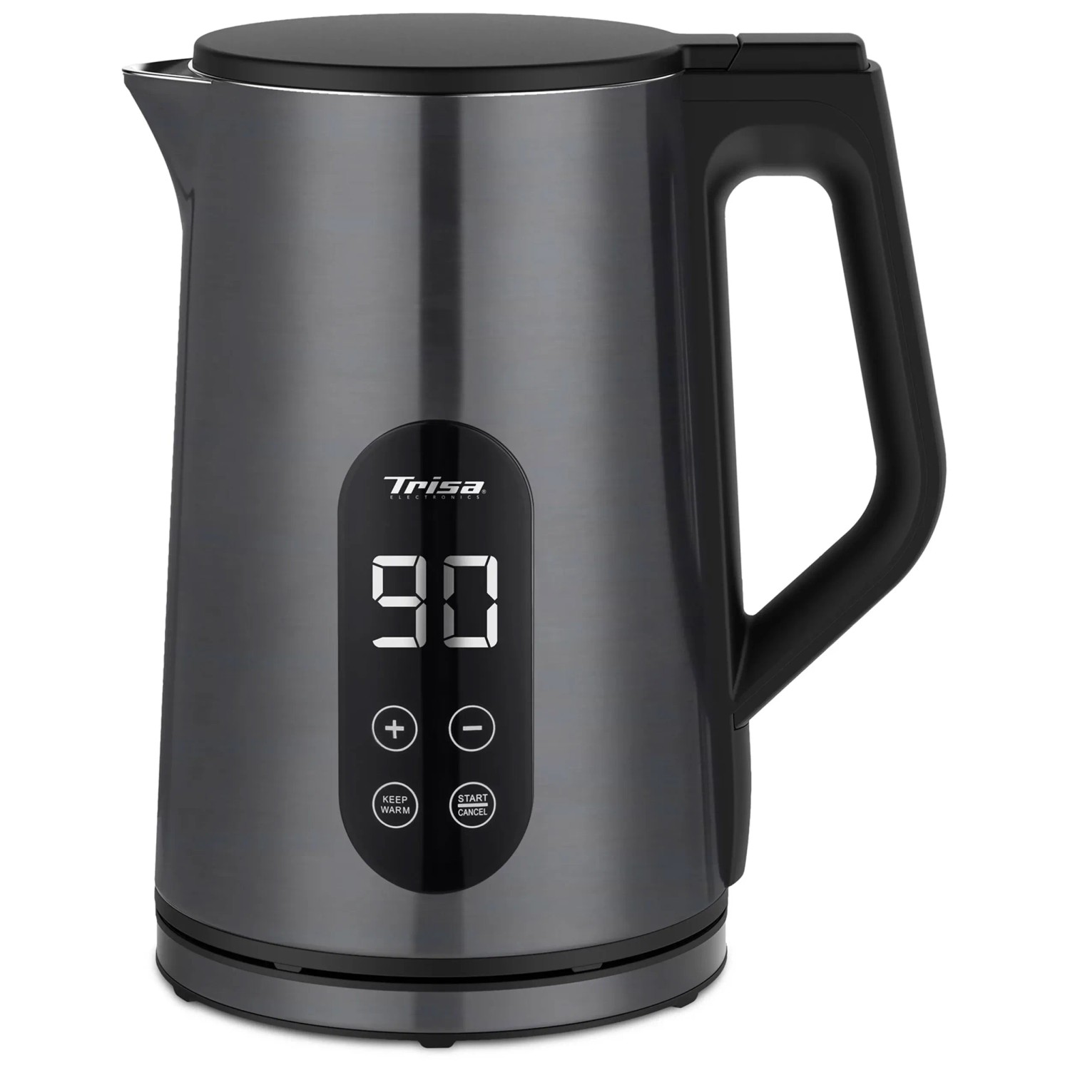 Trisa Wasserkocher Digital Boil Edelstahl Anthrazit 1,7 l kaufen bei OBI