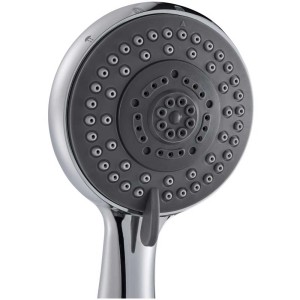 Pommeau de douche chromé Diaqua Naos PCR avec jets multiples.