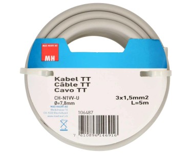 Cavo TT Grigio 1,5 mm² / 5 m