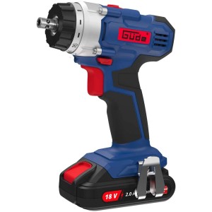 Visseuse sans fil Güde BS 18-201-30K II avec batterie et chargeur.