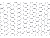 6-Eck-Geflecht Verzinkt 13 x 0,7 mm / Höhe 0,5 m / Länge 10 m