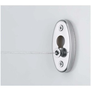 Stendibiancheria estensibile Diaqua, acciaio inox, lunghezza 270 cm, montaggio a parete.