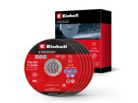 Einhell Korund Dünntrennscheiben-Set 115 mm Edelstahl-Metall