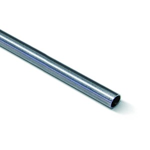 Bastone per tenda Gardinia New York, Ø 12mm, acciaio inox, 160cm. Elegante bastone per decorazioni finestre moderne.