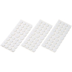 Set di feltrini CLS, 105 pezzi, feltrini bianchi per mobili per pavimenti lisci, autoadesivi.