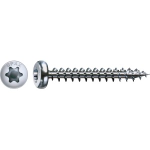 Vite universale Spax 3,5x16 mm con attacco T-Star plus, adatta per legno, plastica e cemento.