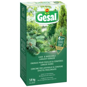 Gesal Engrais longue durée feuilles et conifères 1,8 kg.