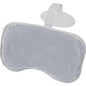 Oreiller de nuque rembourré Bestway LAY-Z-SPA, gris, avec sangle de fixation pour spa.