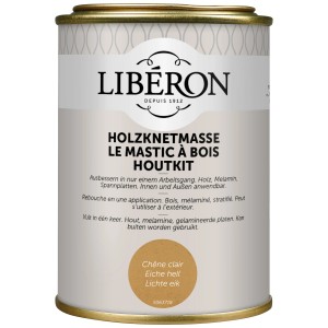 Dose Holzknetmasse Eiche hell zur Reparatur von Holz, Melamin und Spanplatten.