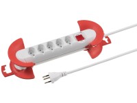 Steba Strong Steckdosenleiste 5 x Typ13 / Td 3 x 1,5 Weiss 8 m