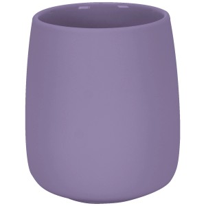 Kleine Wolke Eclipse portaspazzolino in gres color lilla sambuco.