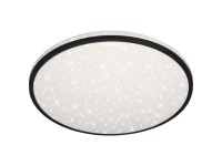 Brilo Plafonnier LED Skizo Noir 48 W