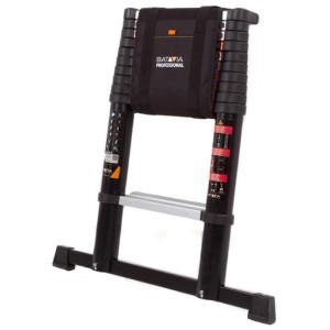 Scala telescopica Batavia Giraffe Air Professional, alluminio, 3,27 m, piegata in modo compatto.