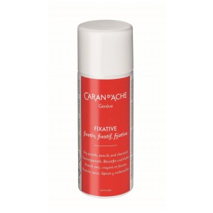 Caran d'Ache Fixativ-Spray, 400 ml, zum Fixieren von Zeichnungen und Malereien.