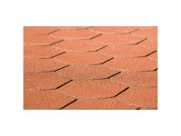 Bitumen-Dachschindeln Biberschwanz Rot