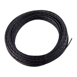 Fil noir pour débroussailleuse LUX, 1,6 mm x 15 m, enroulé.
