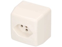 Presa AP Basico Hager Bianco