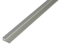 Profilé En C Aluminium Anodisé EV1 | 11x17x4,5x2 Mm - Pour Écrous/VIS M8 (100 Cm)