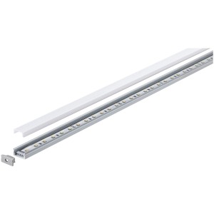Paulmann Base Profile, profilo in alluminio da 1 m con diffusore per strisce LED.