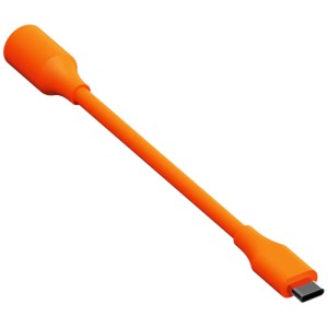 Adattatore Jackery DC8020 a USB-C per pannelli solari, arancione.