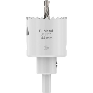 Seghe a tazza Bosch Multi Material, Ø 44mm, con adattatore, per fori precisi in vari materiali.